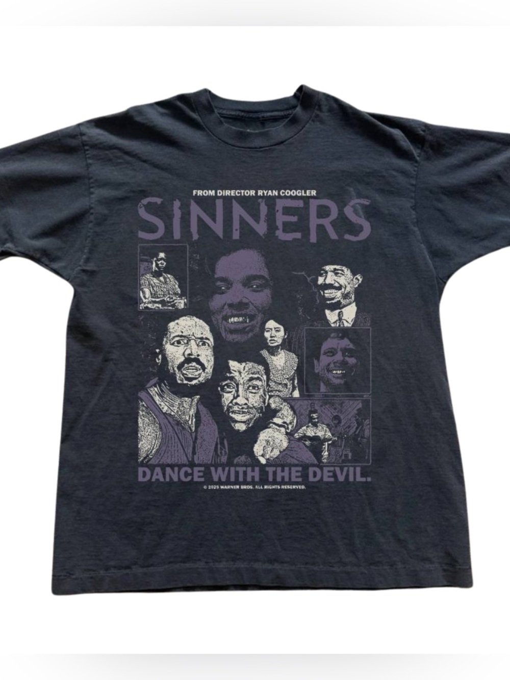 Sinners Dance With The Devil Graphic T-Shirt, Retro Gildan Sinners Tee Unisex